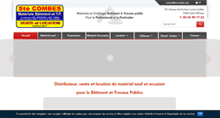 Desktop Screenshot of combes-btp.fr